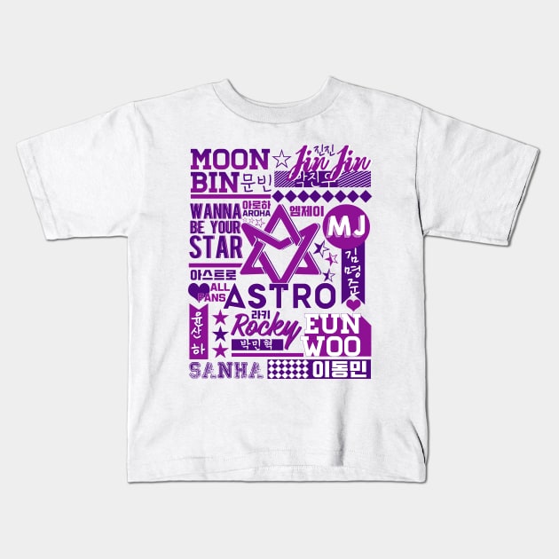 Astro Collage Kids T-Shirt by lovelyday